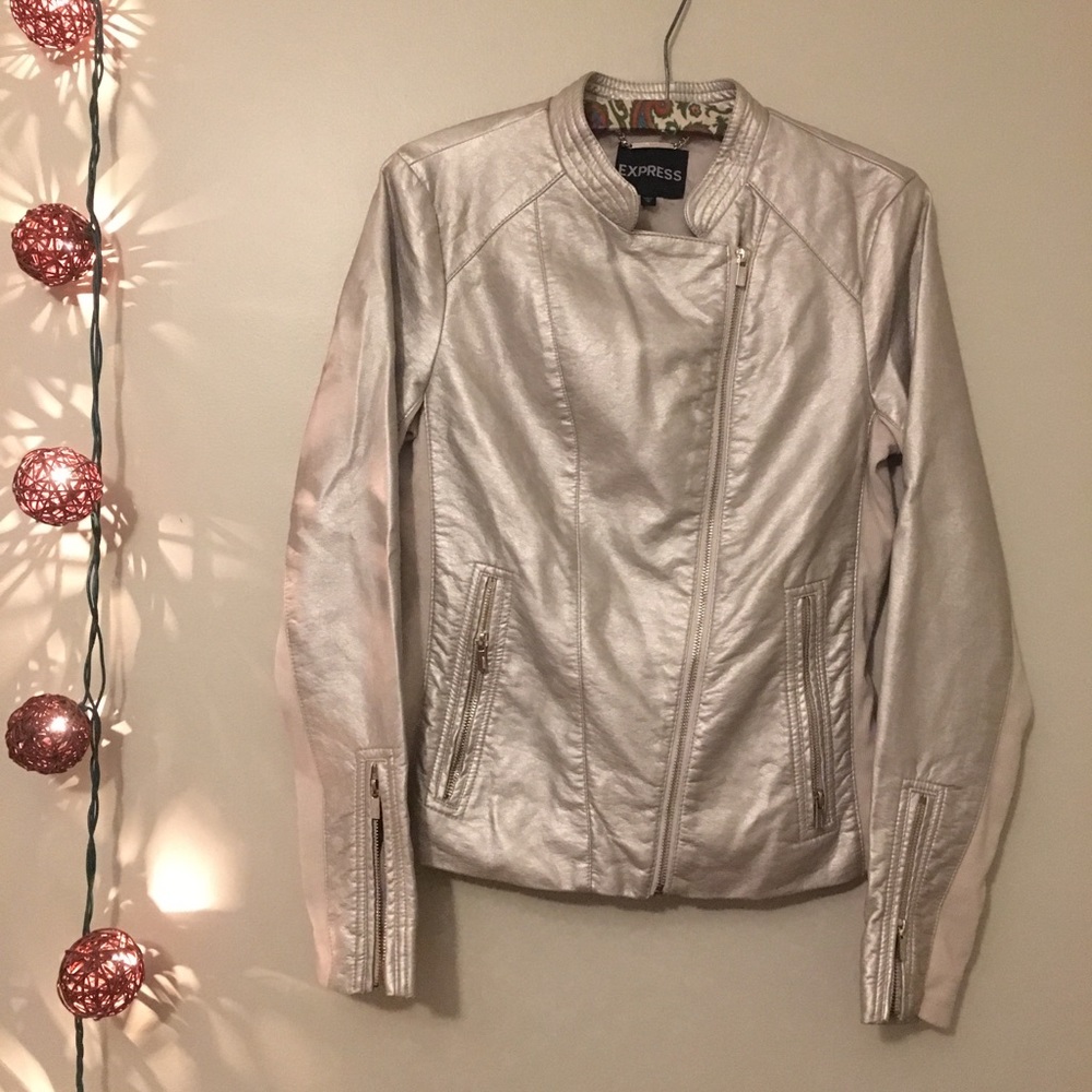 Express faux leather jacket